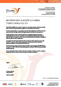 MODERN DAY SLAVERY & HUMAN TRAFFICKING POLICY